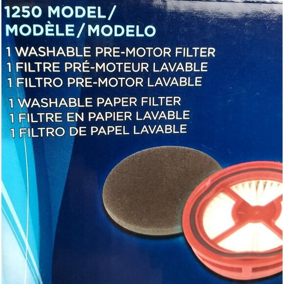 New Bissell Filter Pack 1250 Symphony All-in-One Vacuum Steam Mop Replacement - Picture 4 of 4